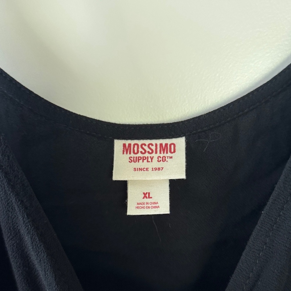 Mossimo Supply Co. Black Camisole with Button Detail / M41 - Picture 2 of 2